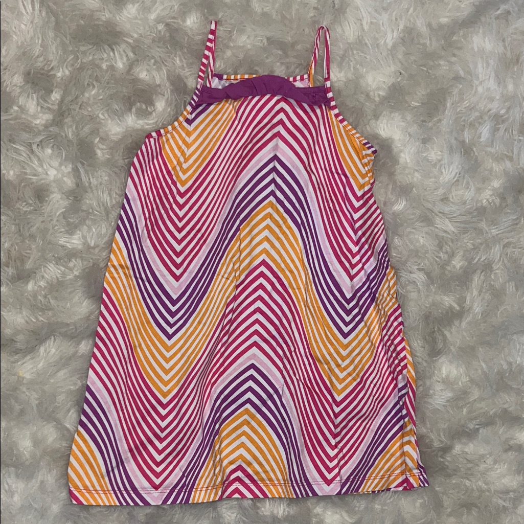 Hanna Andersson Pink, Purple, And Orange Kids Dress